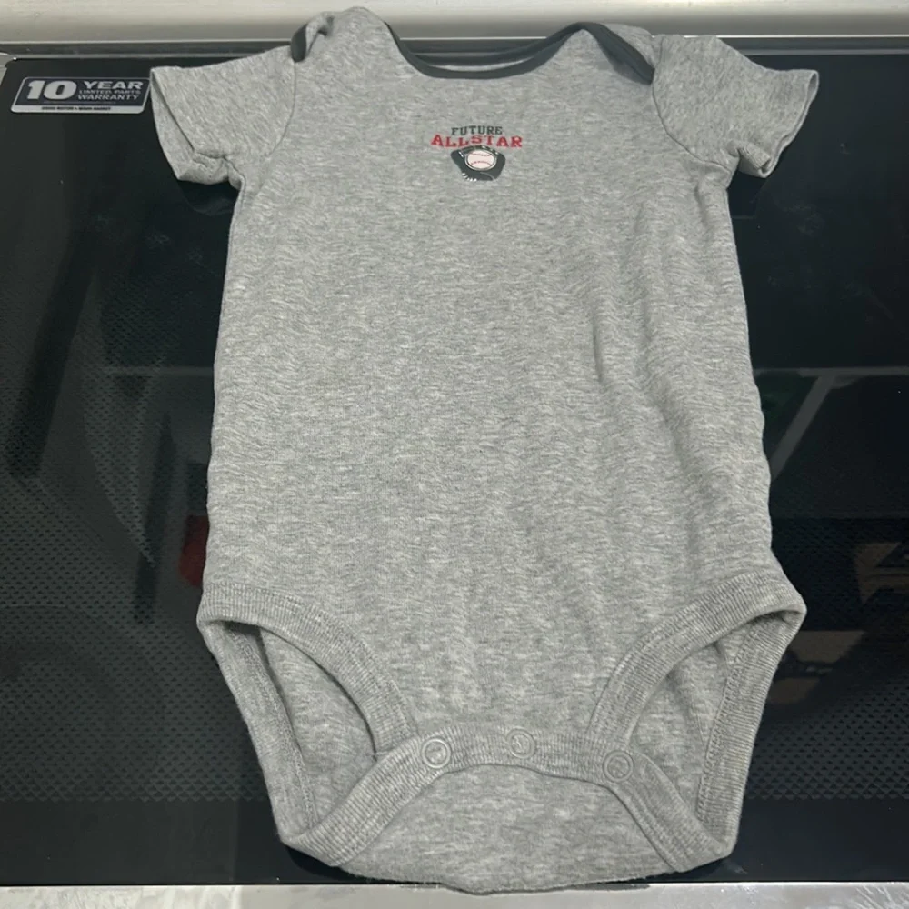 Boys 18 month baseball future all star onesie